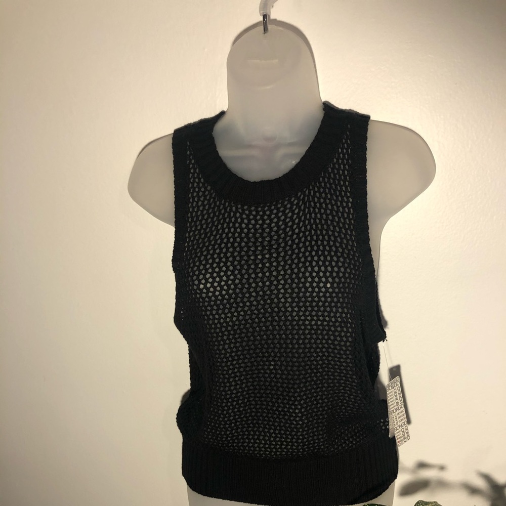 Crocheted fun top. Perfect for camisole overlay